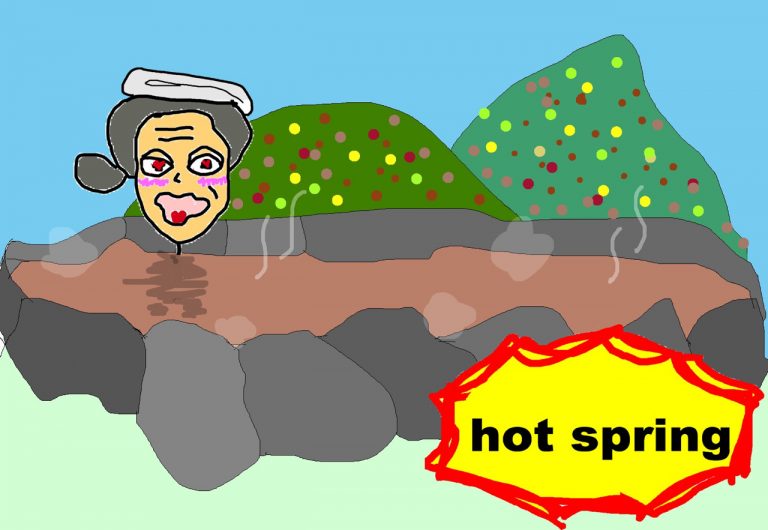 北海道温泉イラスト