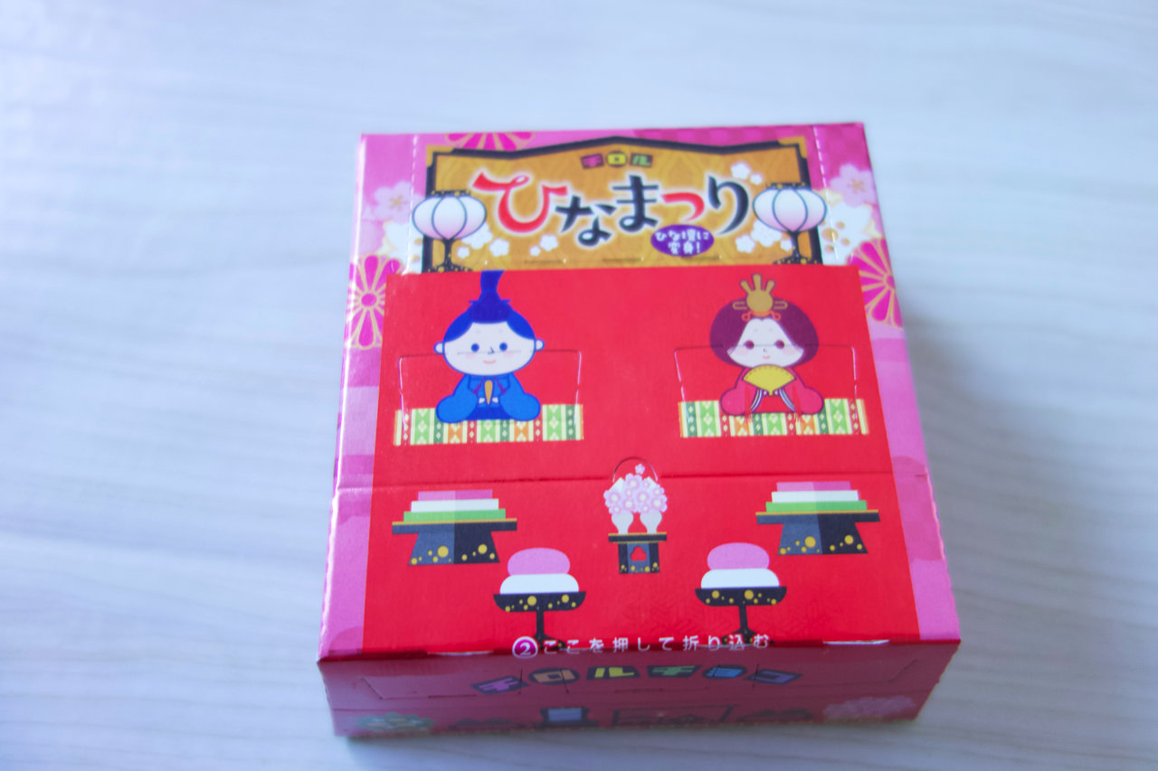 ビックチロル ひなまつりを組み立てる【チロルチョコ】