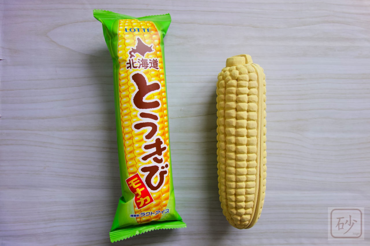 とうきびモナカを木彫りで作ってみた【モナカ3部作完結】