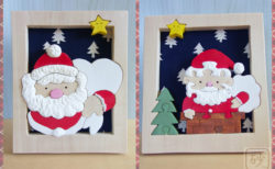 クリスマスプレゼント組み木