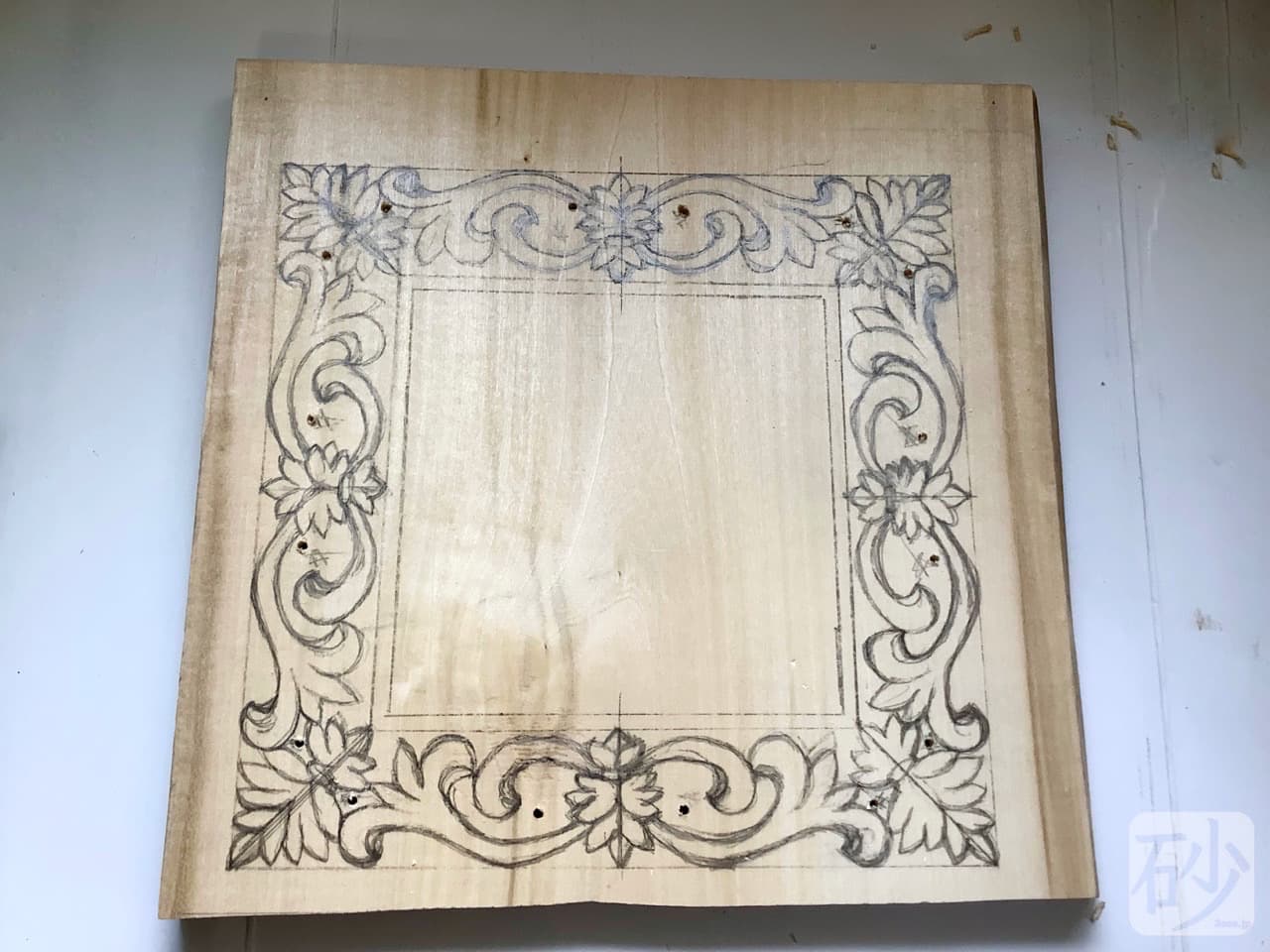 木彫り板