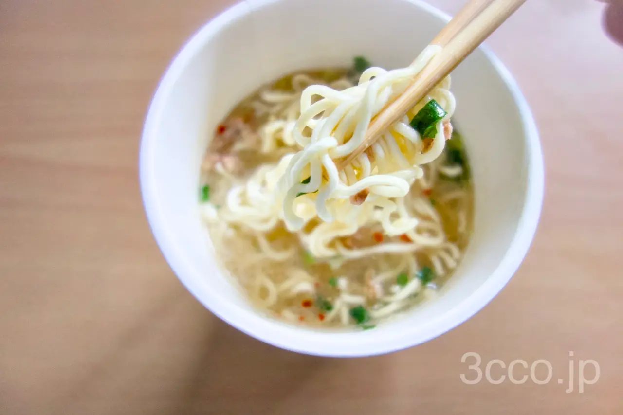 セイコーマートえびだし塩ラーメン