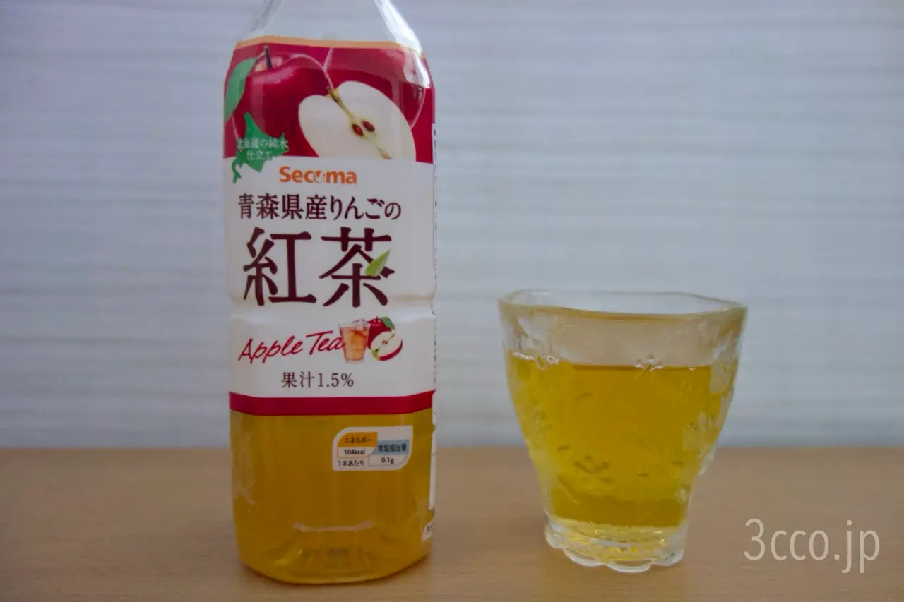 セイコーマート 青森県産りんごの紅茶を飲む