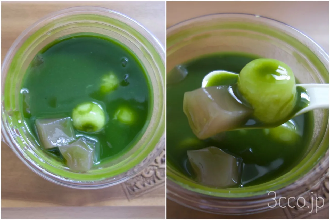 六花亭冷やし抹茶しるこ