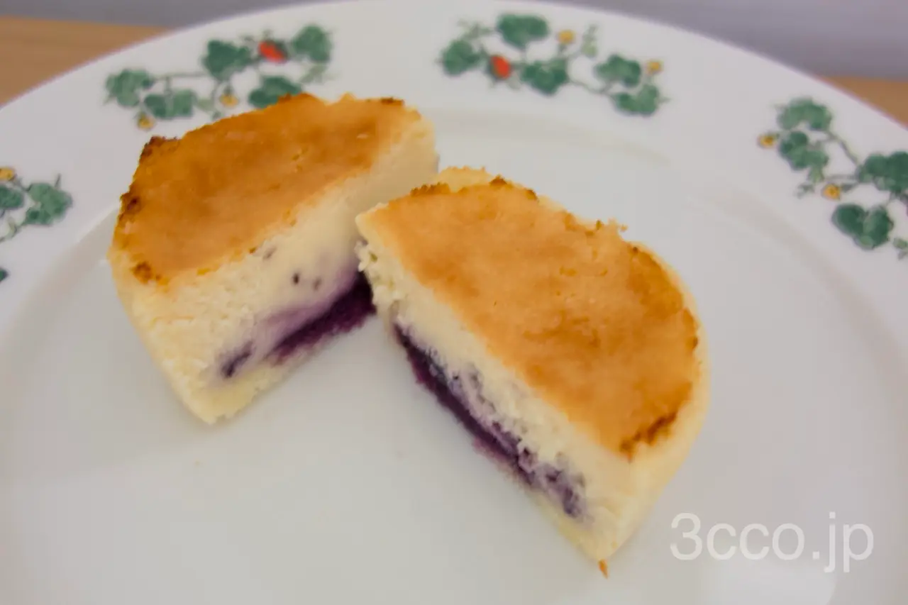 画像 六花亭流バスクチーズケーキブルーベリー