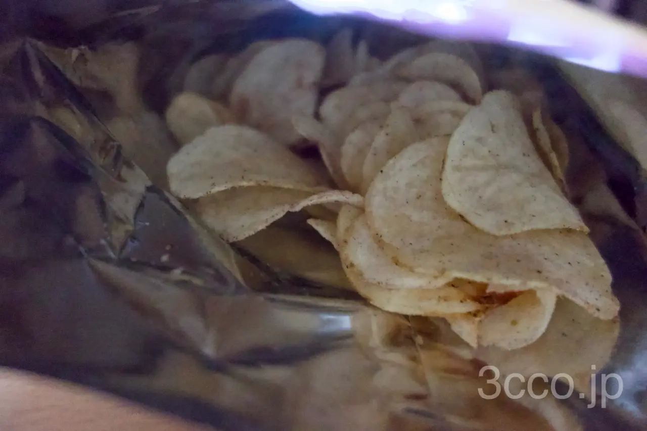 画像 ポテチしそ梅味袋の匂い