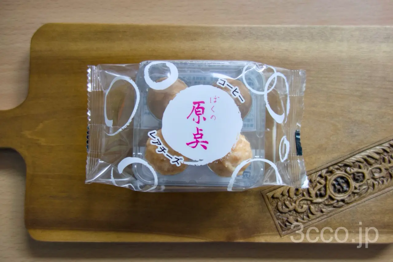 六花亭店頭おやつ屋さん4月原点詰め合わせレアチーズ・コーヒー480円