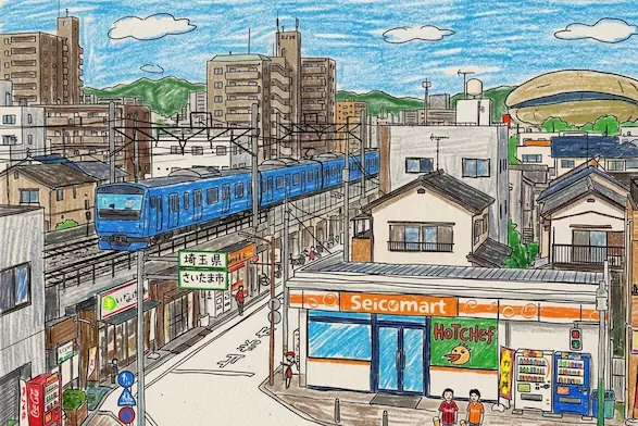 画像 埼玉県のセイコーマートイラスト