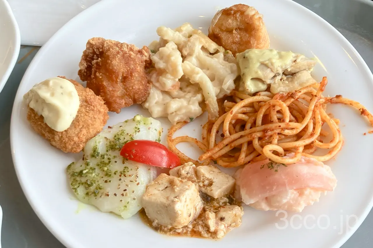 画像 ビュッフェで食べたもの