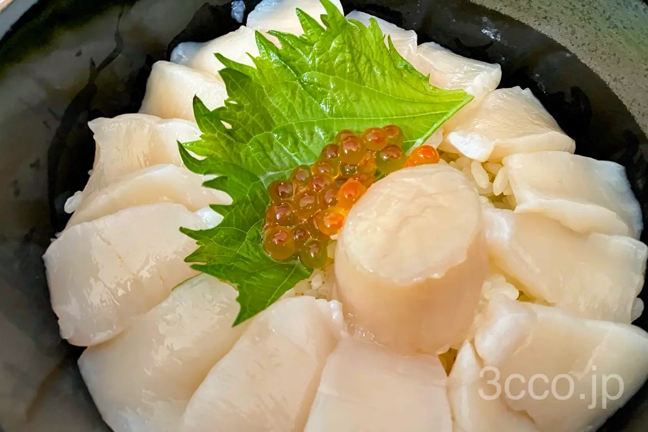 猿払村ホタテ丼
